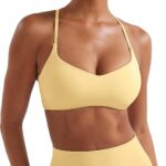 Women's Y-Shaped Backless Sports Bra (with padding, racerback)